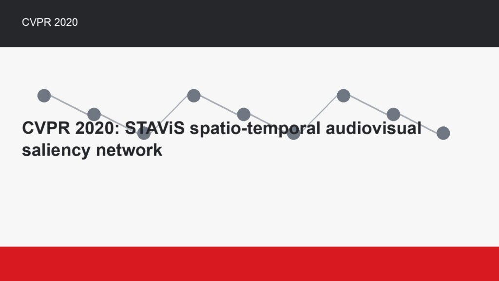CVPR 2020: STAViS spatio-temporal audiovisual saliency network