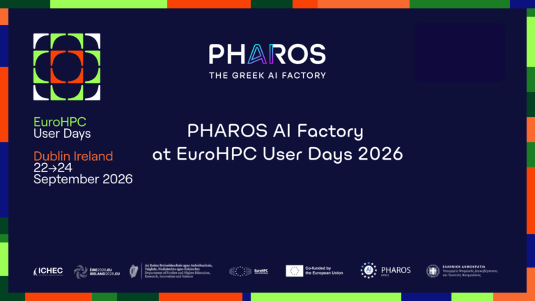 PHAROS at EuroHPC User Days 2026 in Dublin